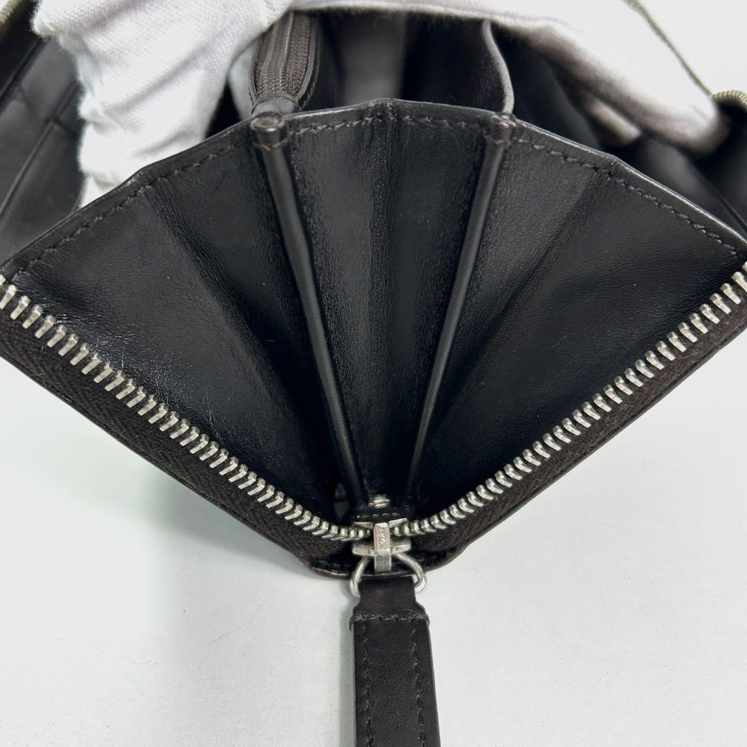 ✅【美品】 メンテ済み グッチ　ラウンドファスナー　GUCCI レザー　長財布