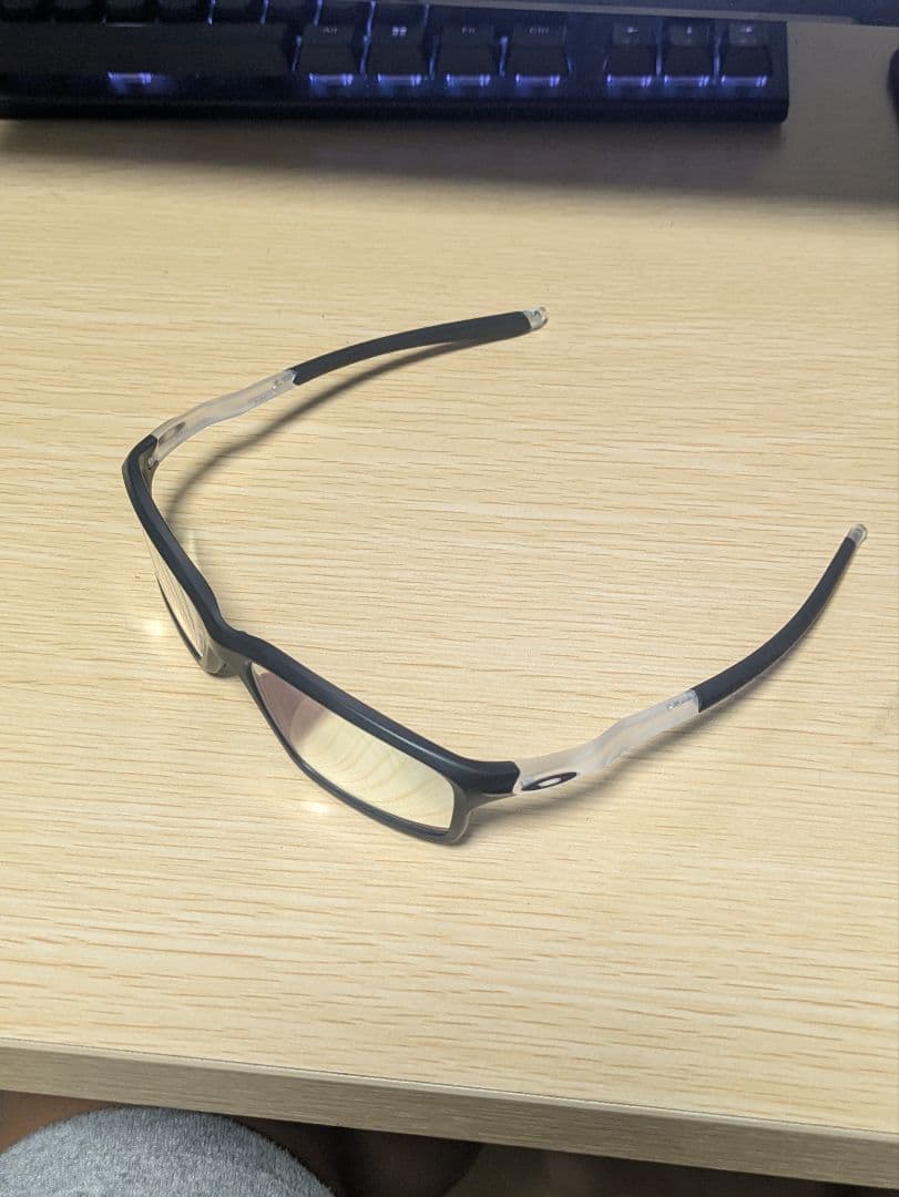 Oakley スポーツメガネ 両目 +4.00 ブラック/クリア