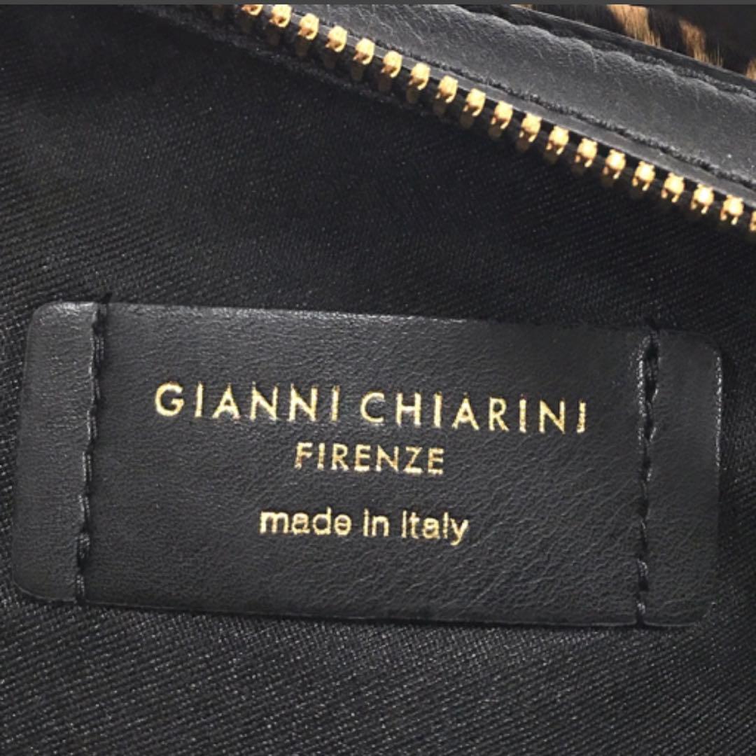 【タグ付き未使用品】ジャンニキアリーニアリファSハラコショルダーバッグ