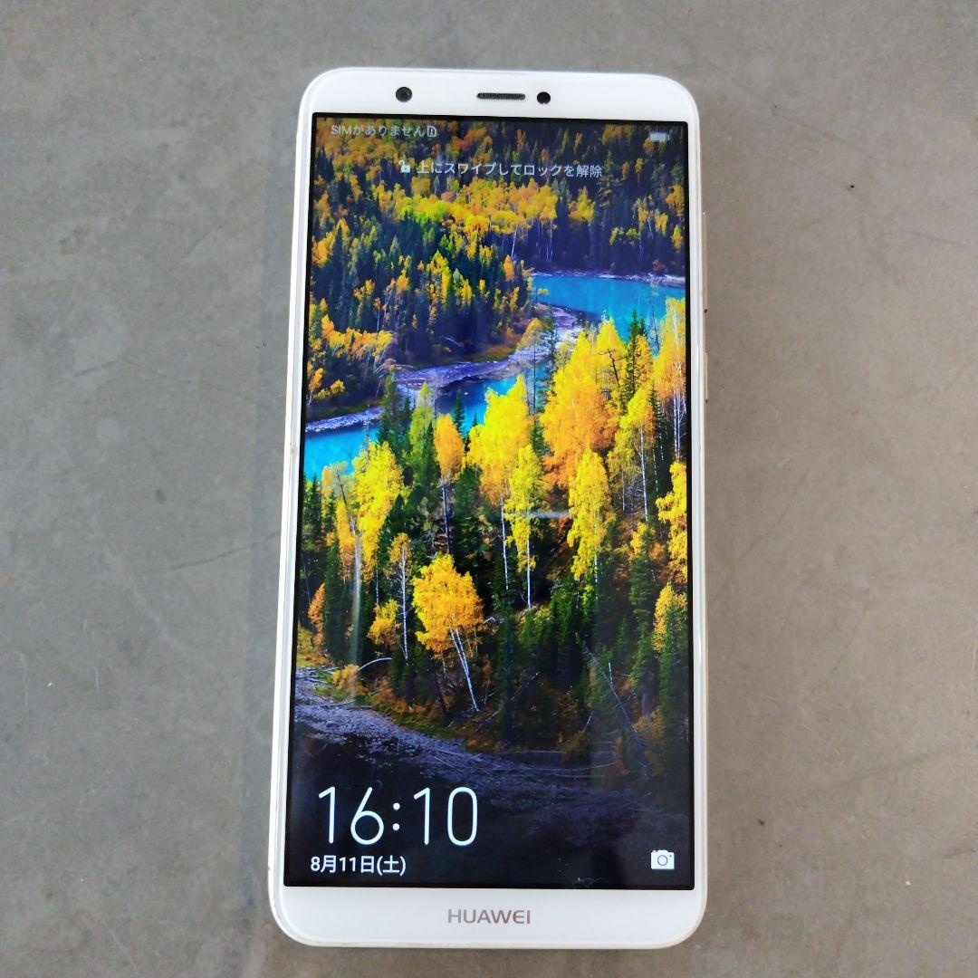 HUAWEI ホワイト スマートフォン 本体