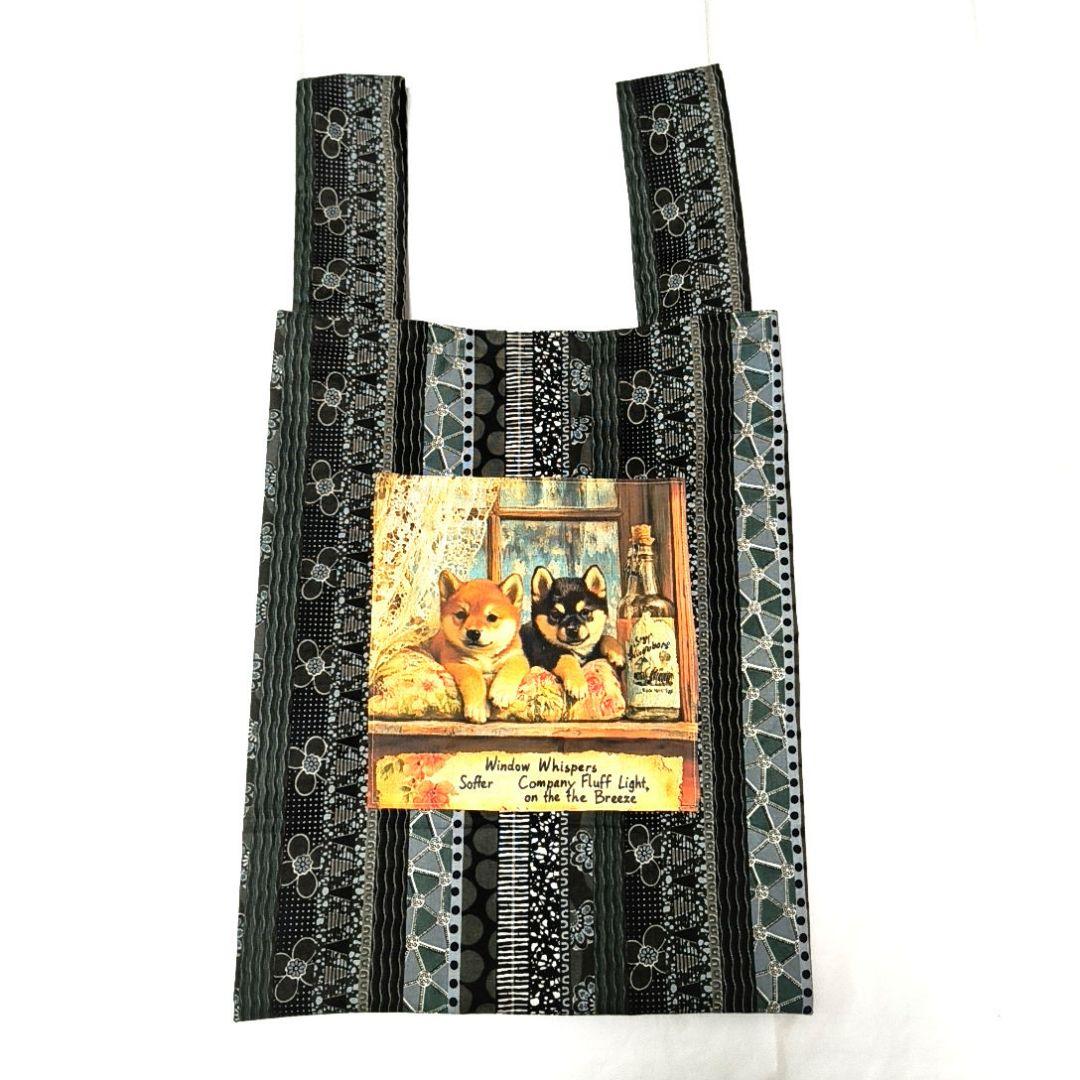 豆柴助様】ハンドメイドオーダー★柴犬★エコバッグ&ハンカチ　８点