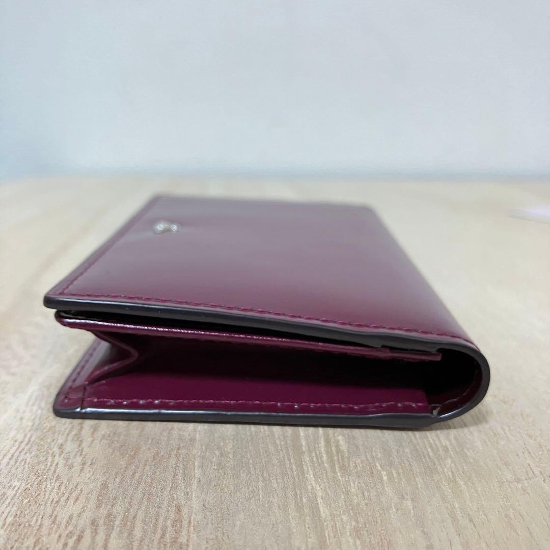 未使用✨ヴィヴィアンウエストウッド ✨名刺入れ✨牛革✨オーブ✨ワインレッド