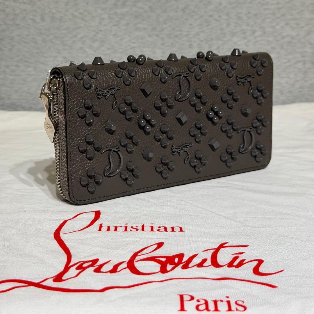 【新品未使用】 国内正規品 ルブタン パネトーネ 長財布 ダークブラウン