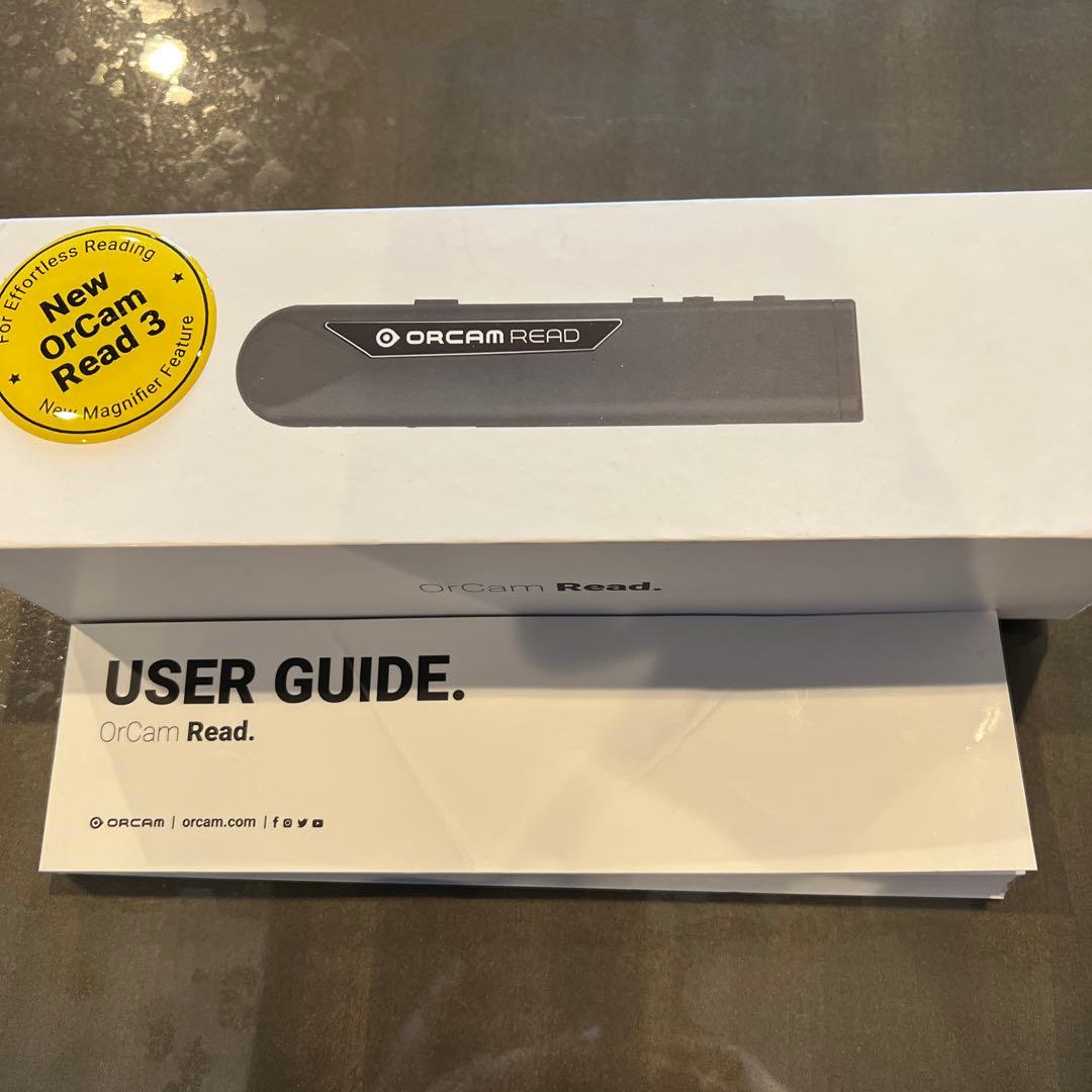 OrCam Read 読書器　視覚補助