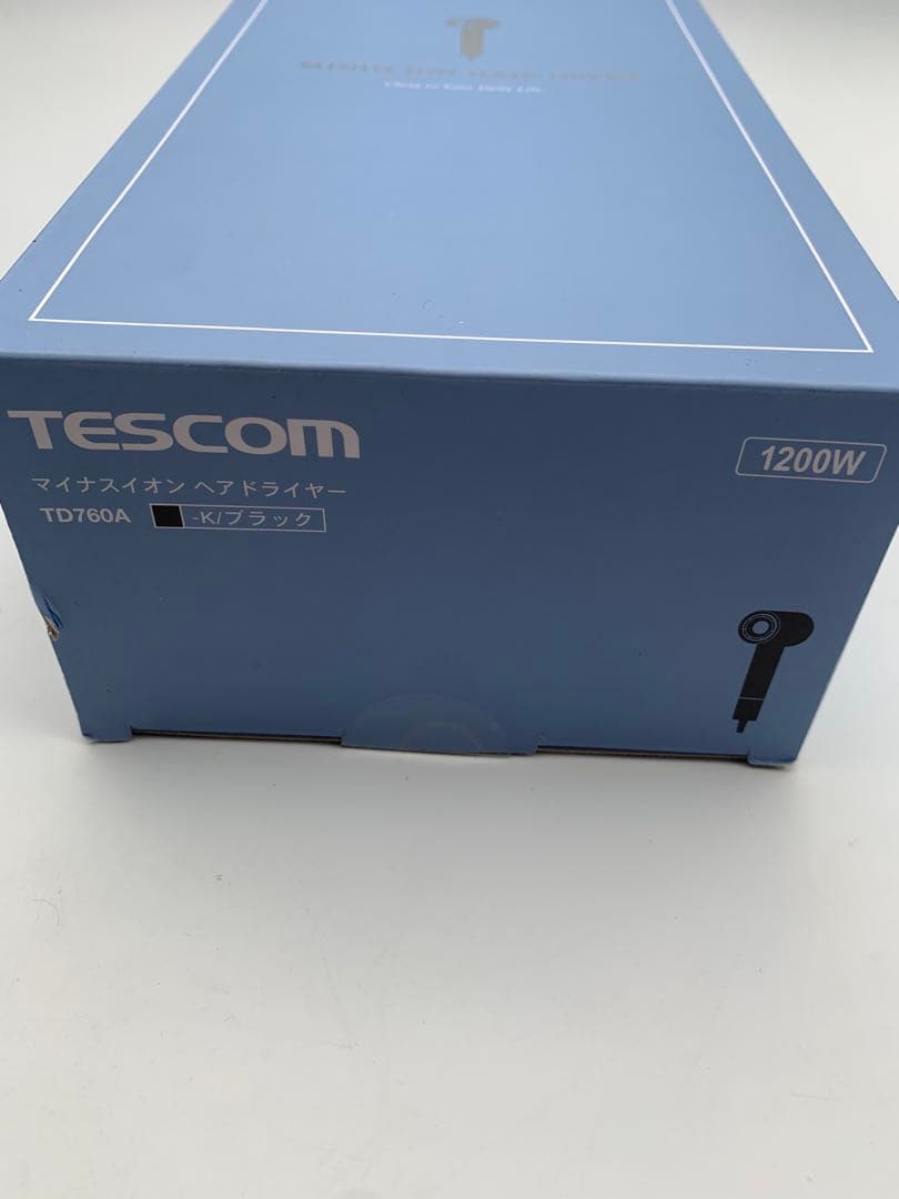 【ほぼ新品】テスコム ドライヤ TD760A-K