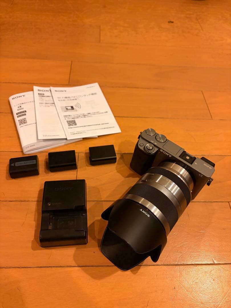 SONY α6000 ミラーレス一眼 E 18-200mm SEL18200