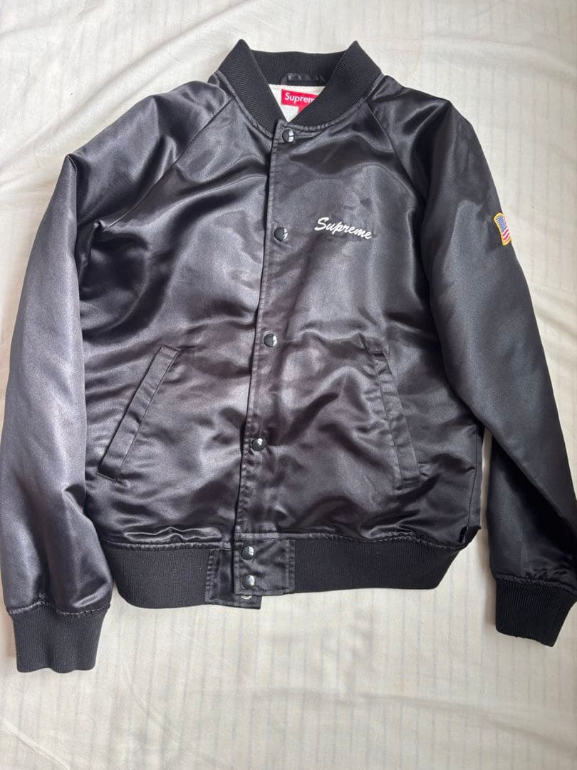 m*i様 supreme Betty Boop satin slub jaket