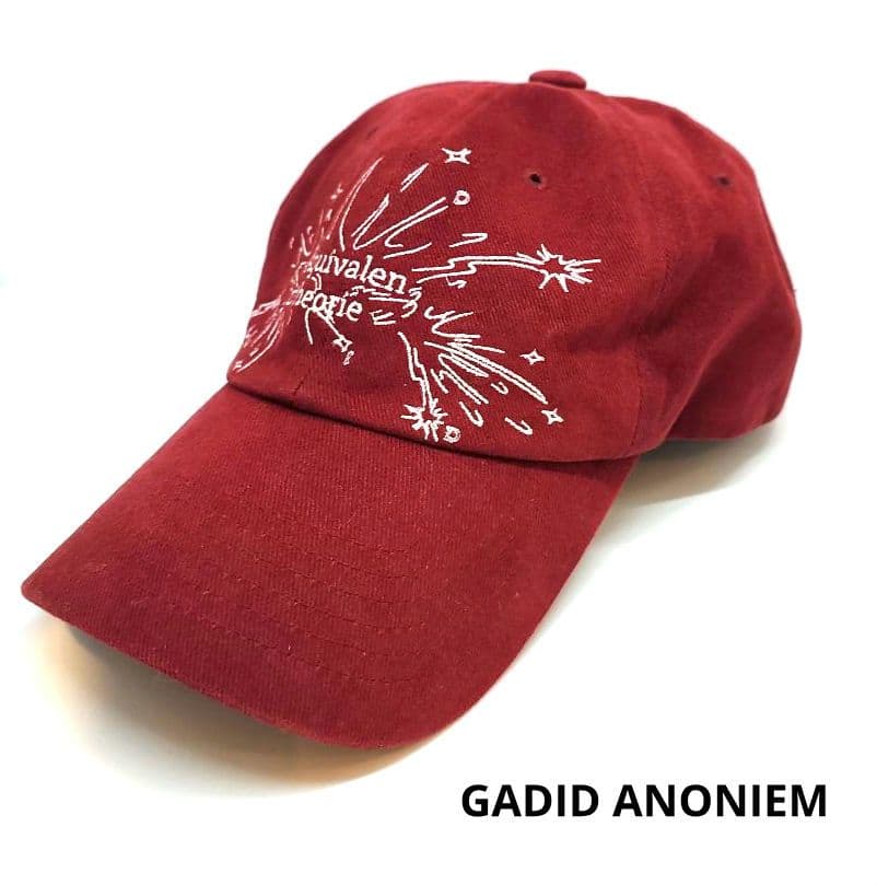 GADID ANONIEM　ガディッド　アノニム　キャップ　バーガンディー