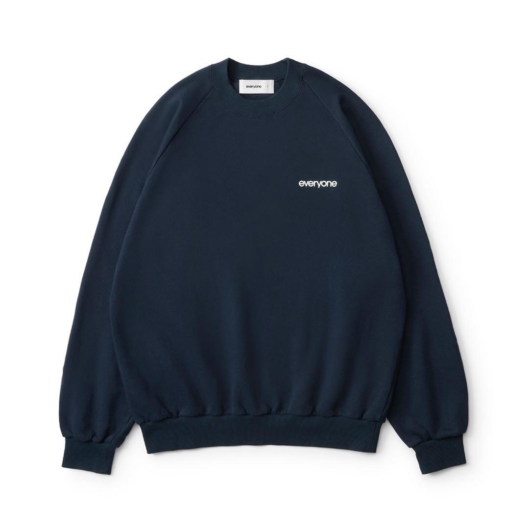【新品・L】everyone original logo crew sweat