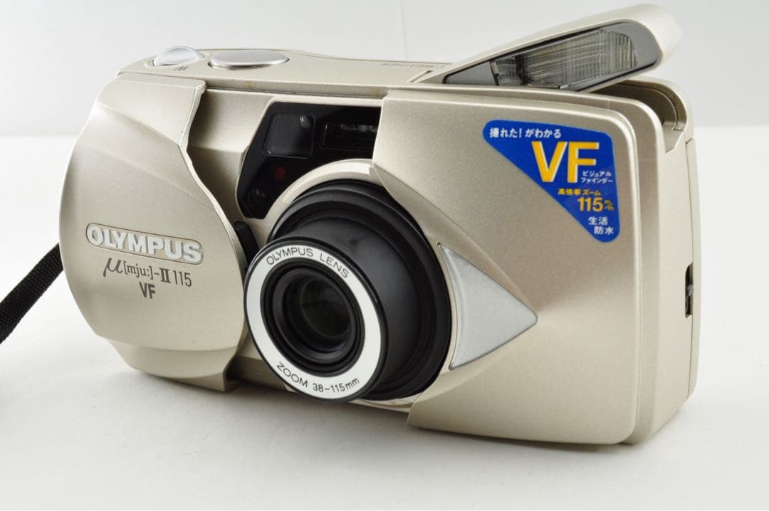 美品　OLYMPUS μ-ii mju 115 VF ミュー フィルムカメラ