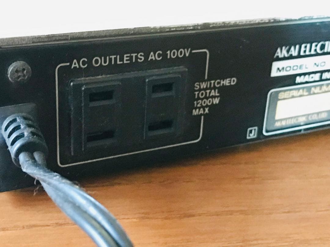 AKAI オーディオタイマー　DT-128 2系統プログラム　稼働品　昭和レトロ