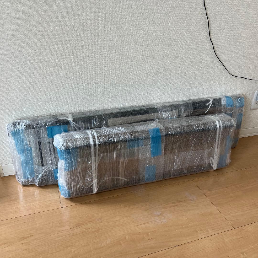 Nポルダ ミドルブラウン 5枚棚板　幅80センチ