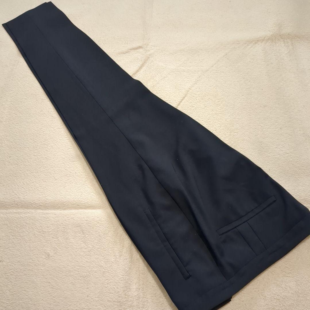 極美品 セオリー TAILER パンツスーツ セットアップ ネイビー 無地