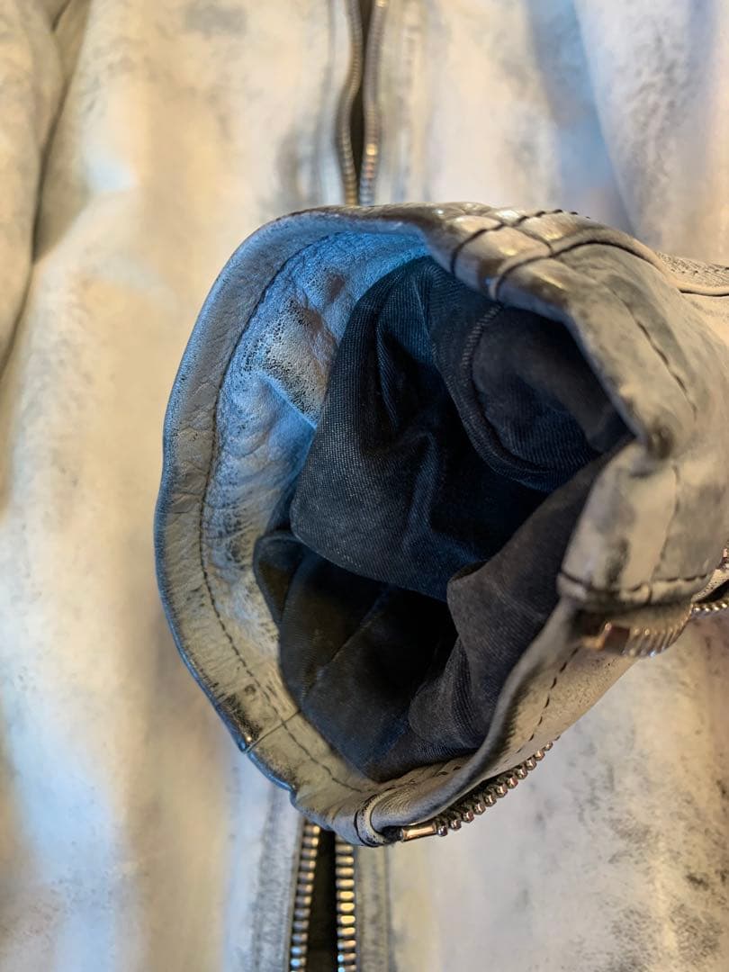 BACKLASH バックラッシュ 1577-01 牛革 シングルライダース XL