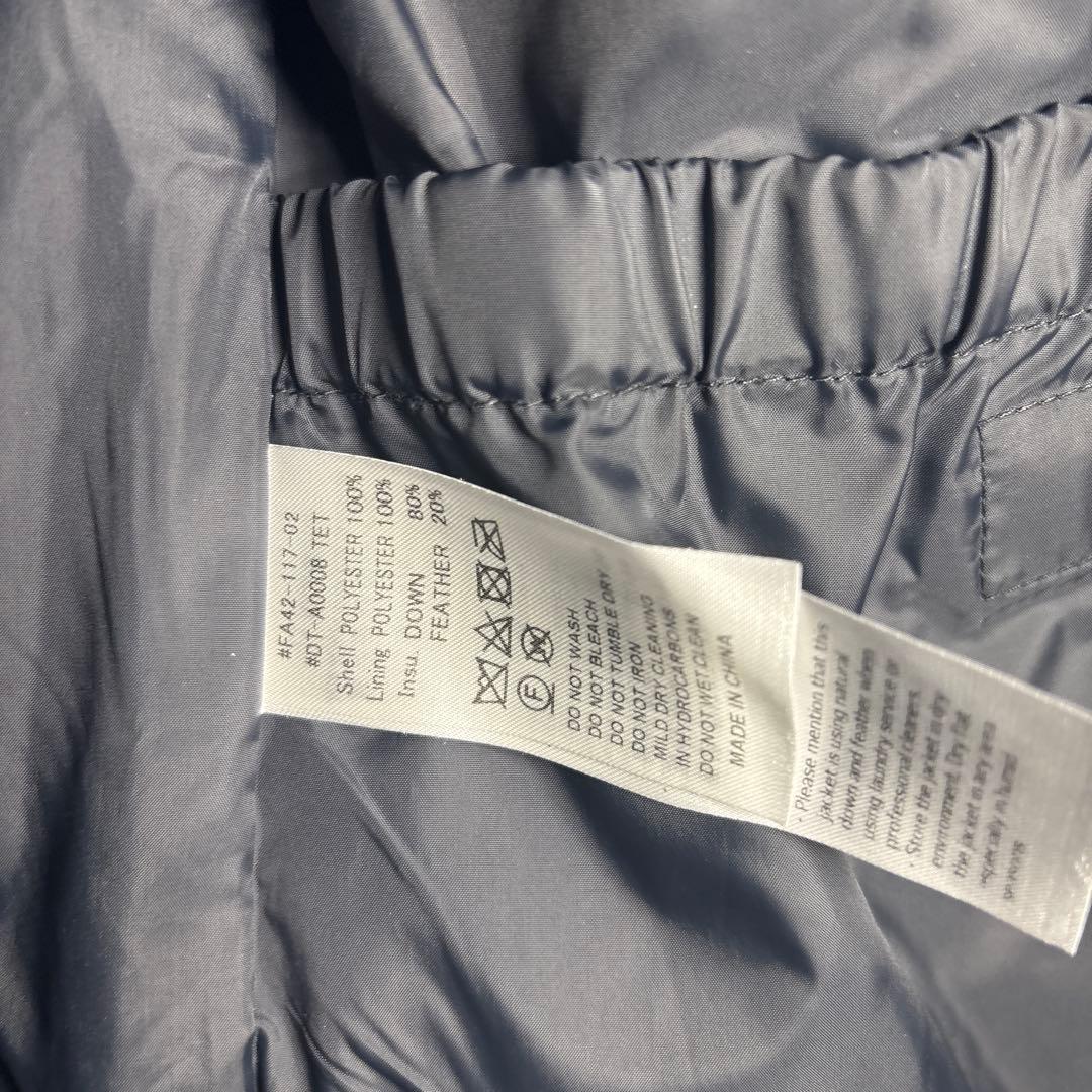 ダントン　DANTON フーデッド ダウンジャケット 黒DT-A0008 XS