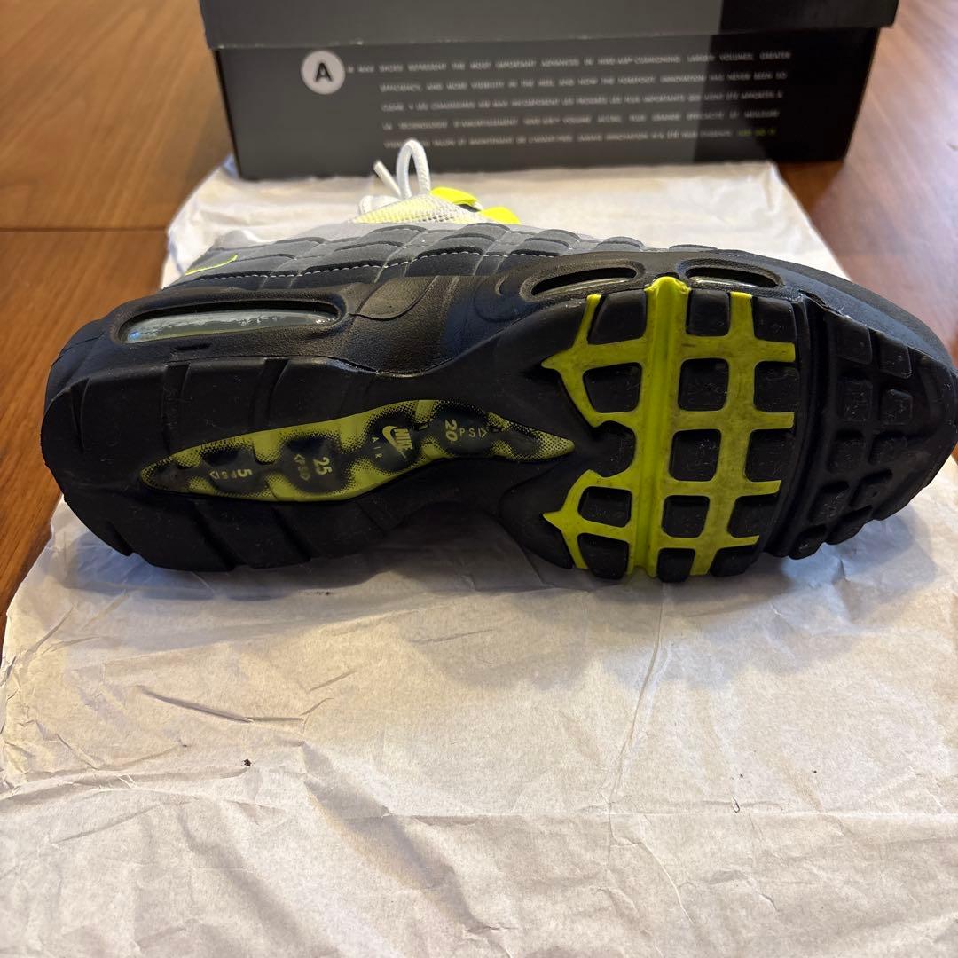 靴 Nike Air Max 95 OG Neon Yellow 2020 25cm