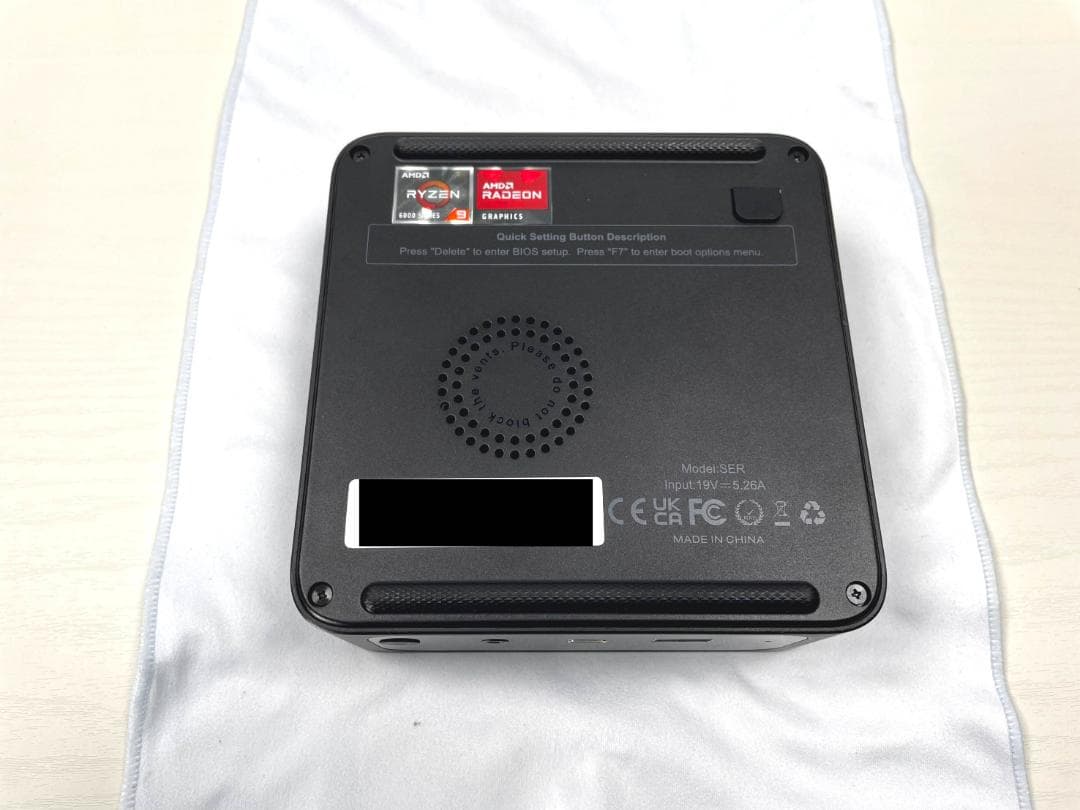 使用短めBeelink SER6 6900HX／Ryzen 9 6900HX