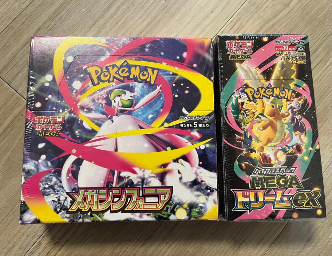 ポケモンカードMEGA メガシンフォニアドリームex各1boxシュリンク付き