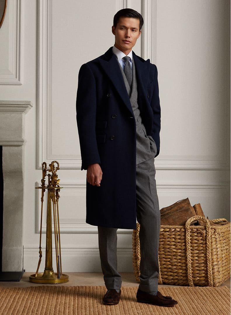 RalphLauren PurpleLabel kent ウールトップコート