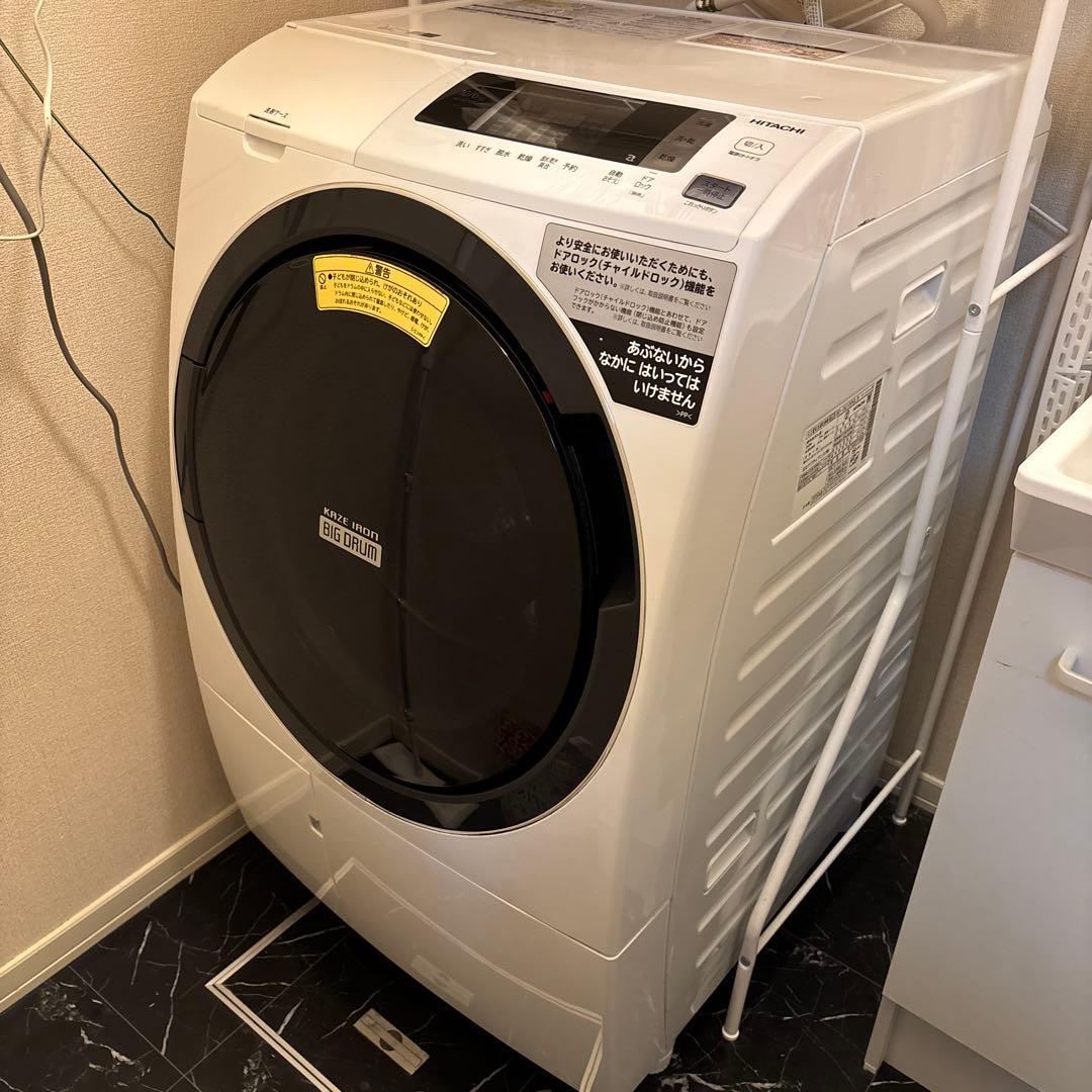 HITACHI BD-SG100CL ドラム式洗濯機 本体 ホワイト