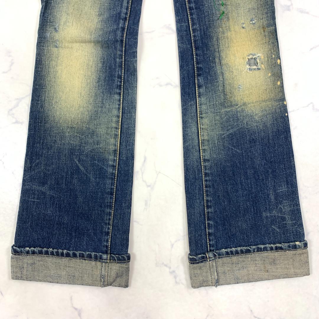 LA8949 ディースクエアード ダメージデニム ジーンズ 36
