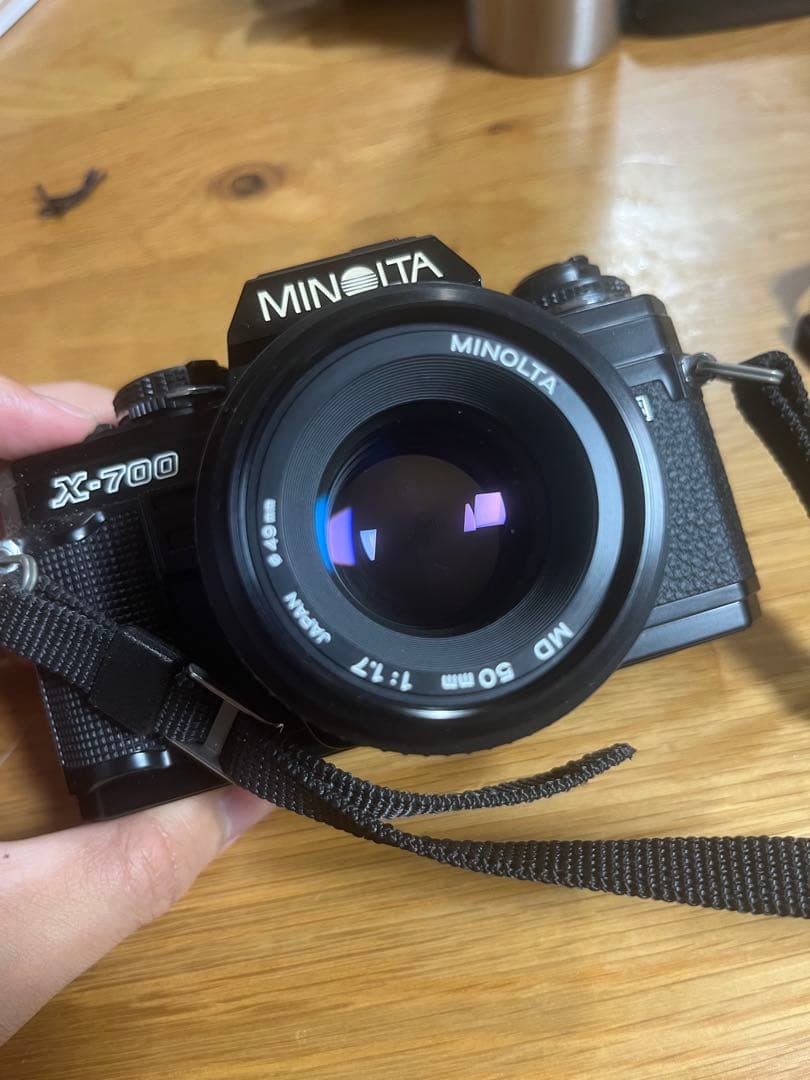 MINOLTA X-700 一眼レフカメラ 50mmレンズ付き