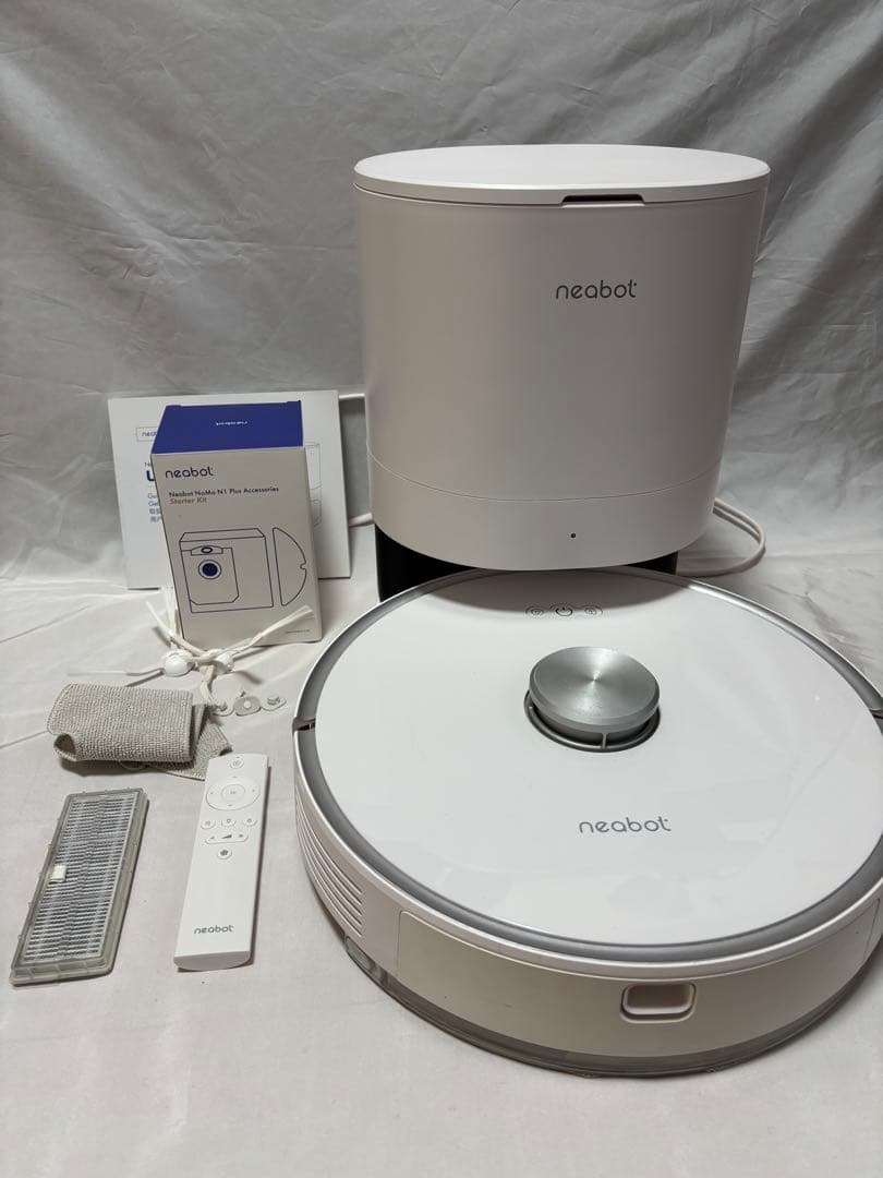 【ジャンク品】neabot NOMO N1 Plusロボット掃除機本体 ホワイト