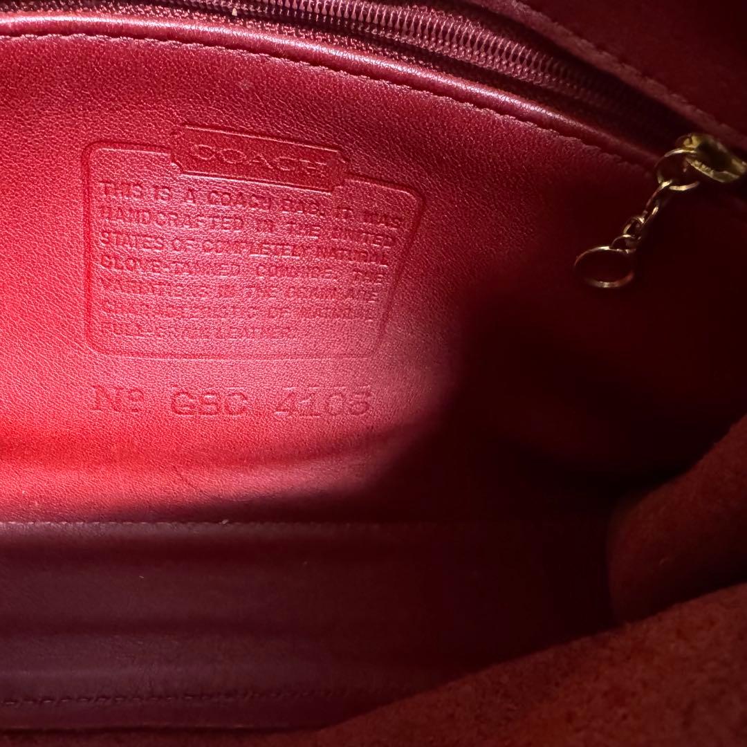 希少 Vintage Coach Soho small satchel 4106