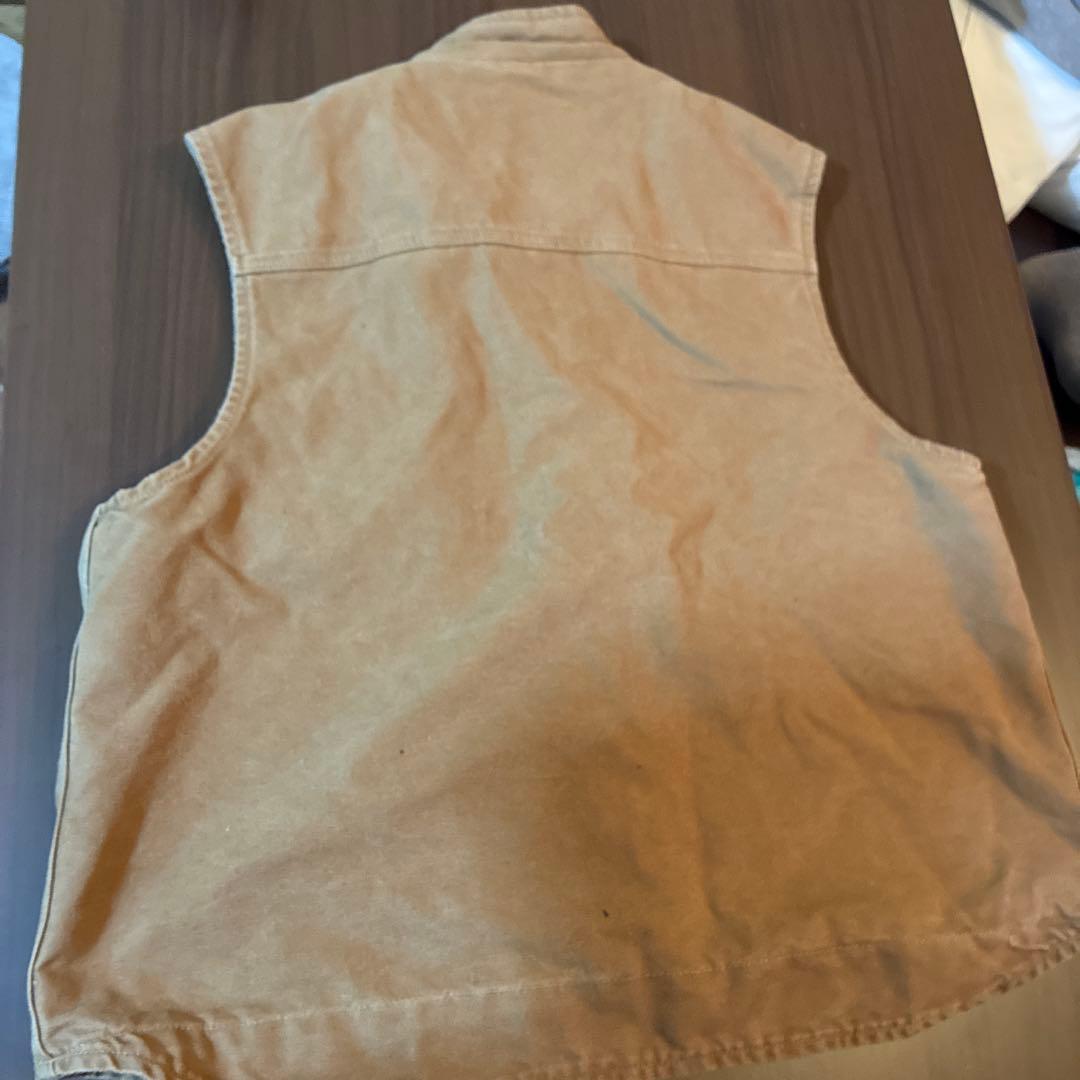 Carhartt コットンベージュベスト WOLFF