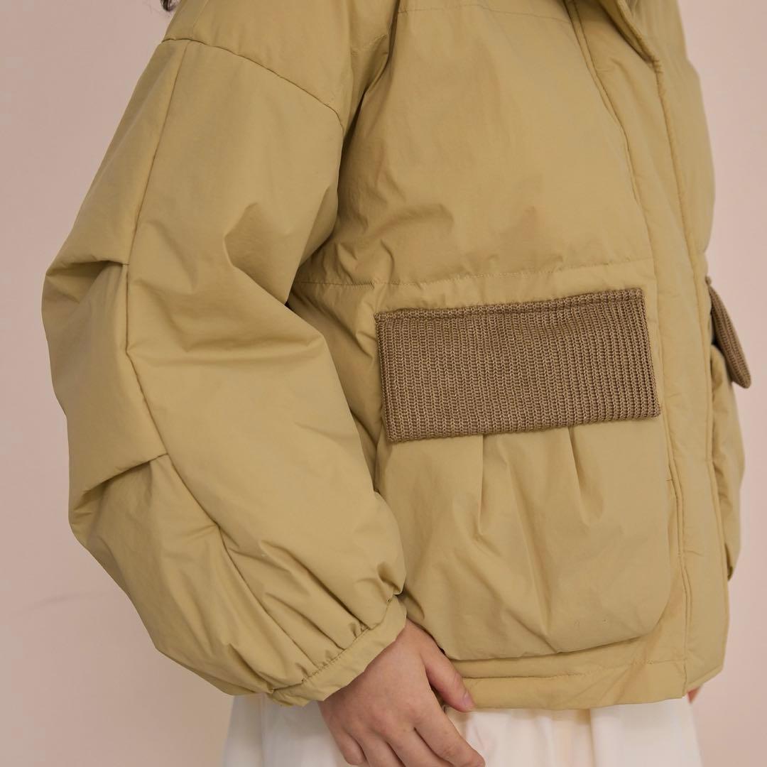 OLUN 中綿リブブルゾン