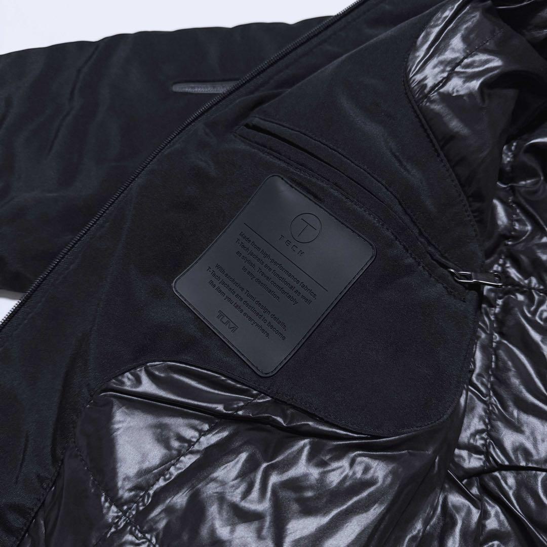 【TUMI】T-TECH トゥミ トラベルジャケット ブルゾン フード付き 黒