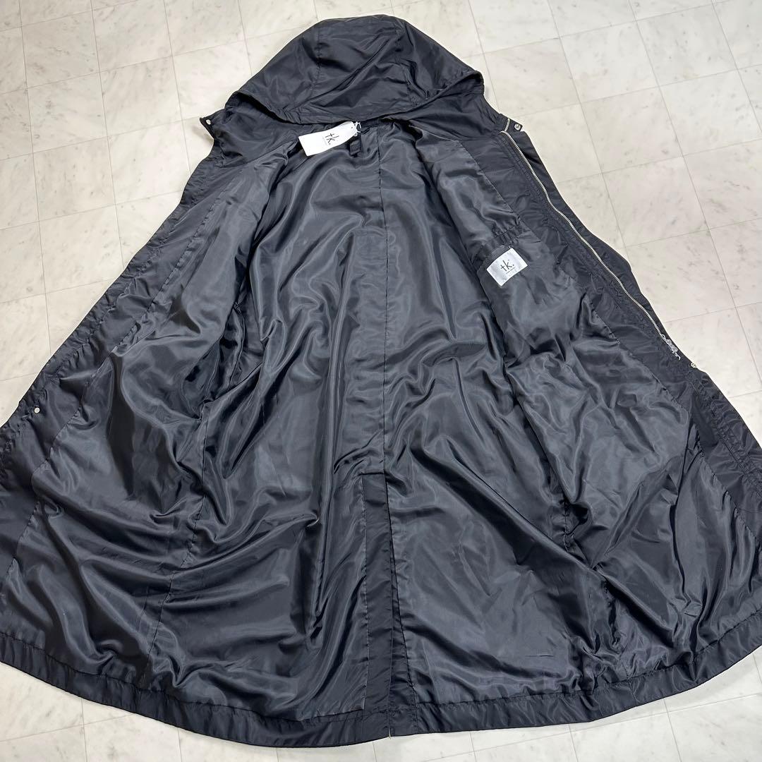 〈新品〉tk.TAKEO KIKUCHI【M】ナイロンドロストフードコート 黒