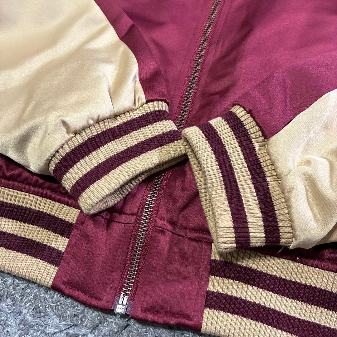 【希少】MARVEL アイアンマン スカジャン 刺繍入り アメコミ風 Lサイズ