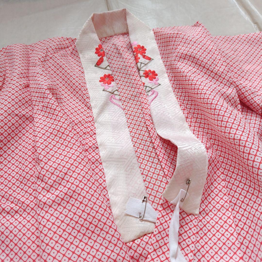 NICO！ 七五三　7歳　女の子着物セット　付け帯付き　草履　青しぼり調