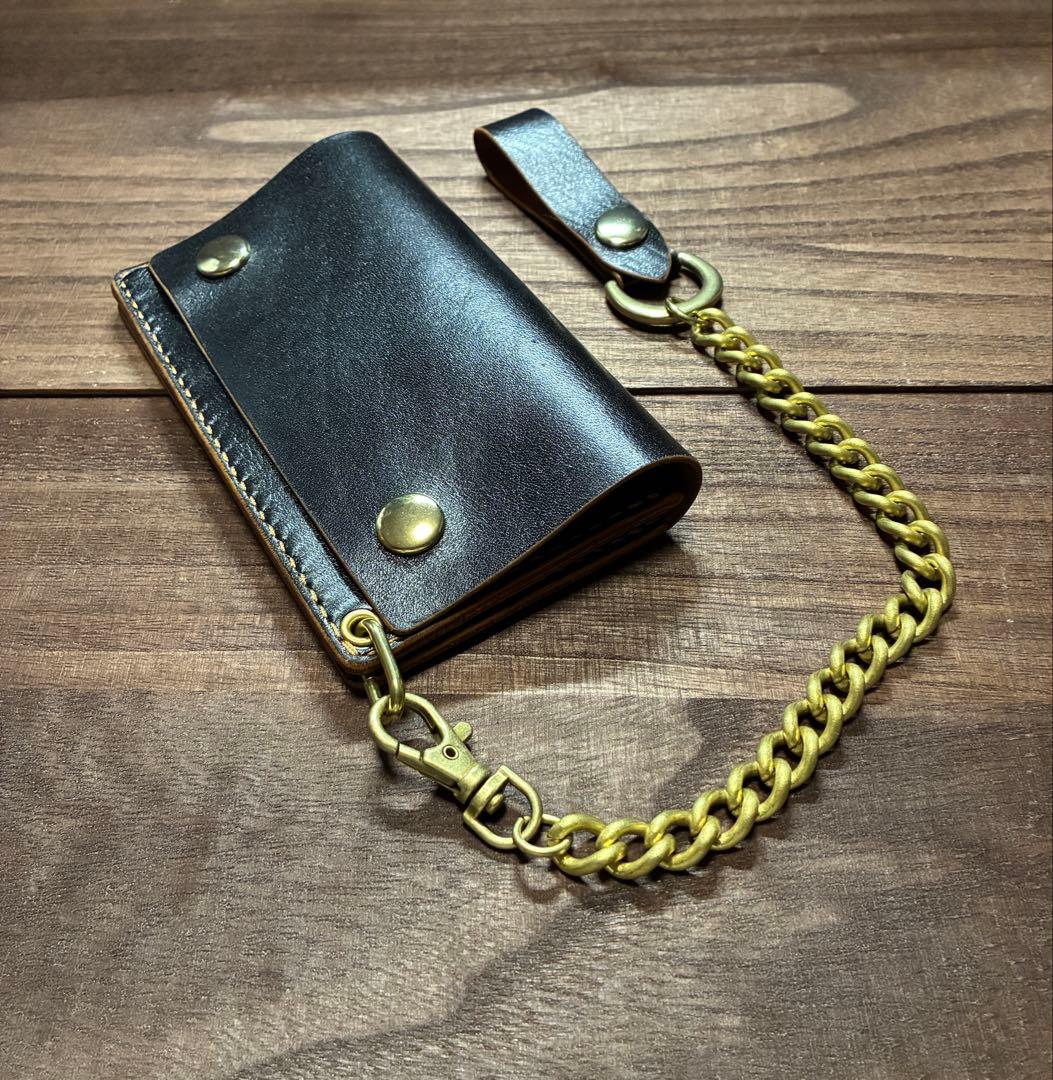 本革ミドルトラッカーウォレット