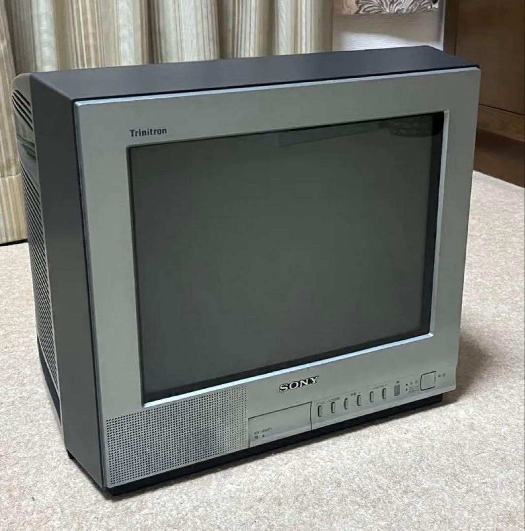 SONY　トリニトロン ブラウン管テレビ　KV-14MF1 リモコン・説明書あり