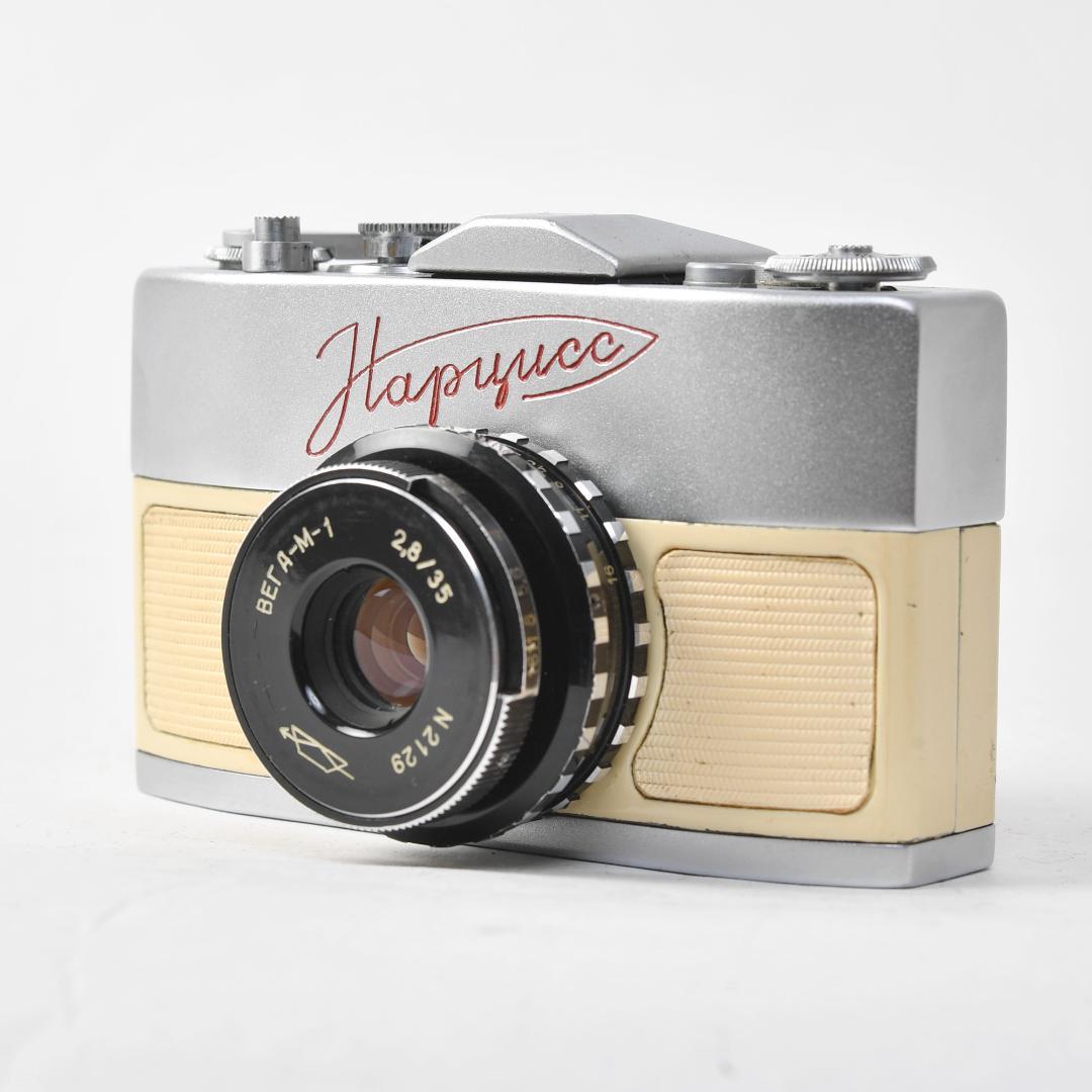 【希少】ナルシス ホワイト Narciss BEGA 小型カメラ