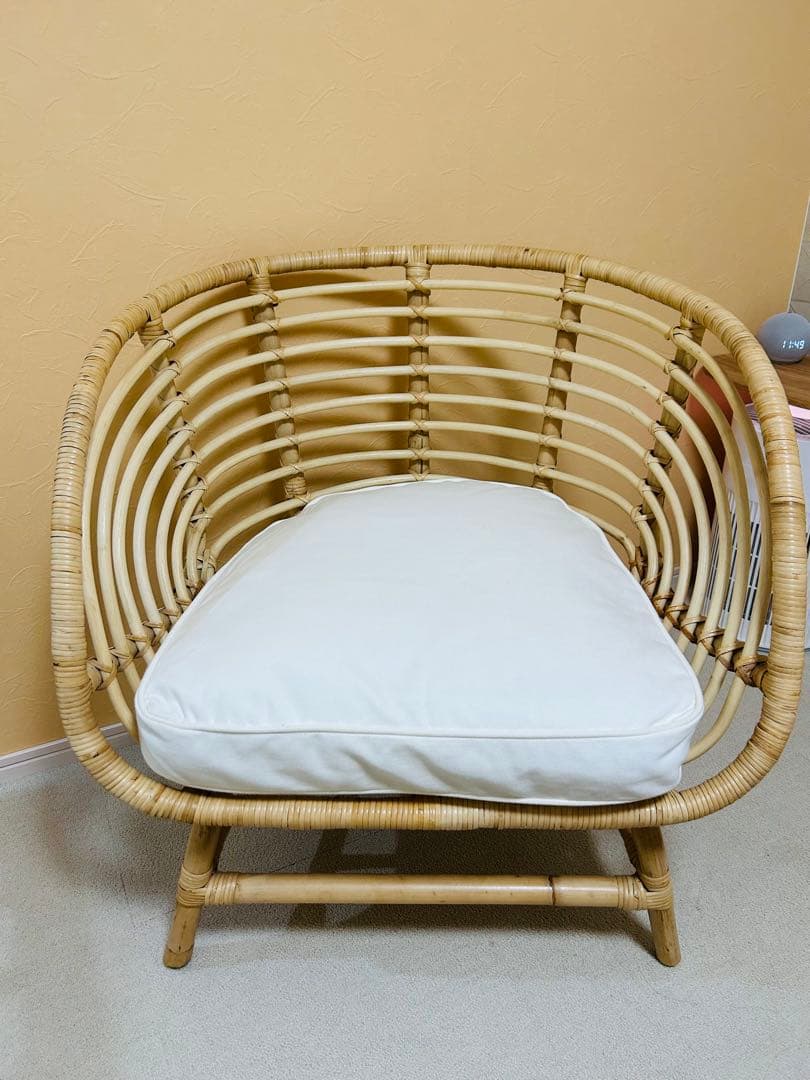 IKEA ブスクボー　パーソナルチェア　ラタンチェア