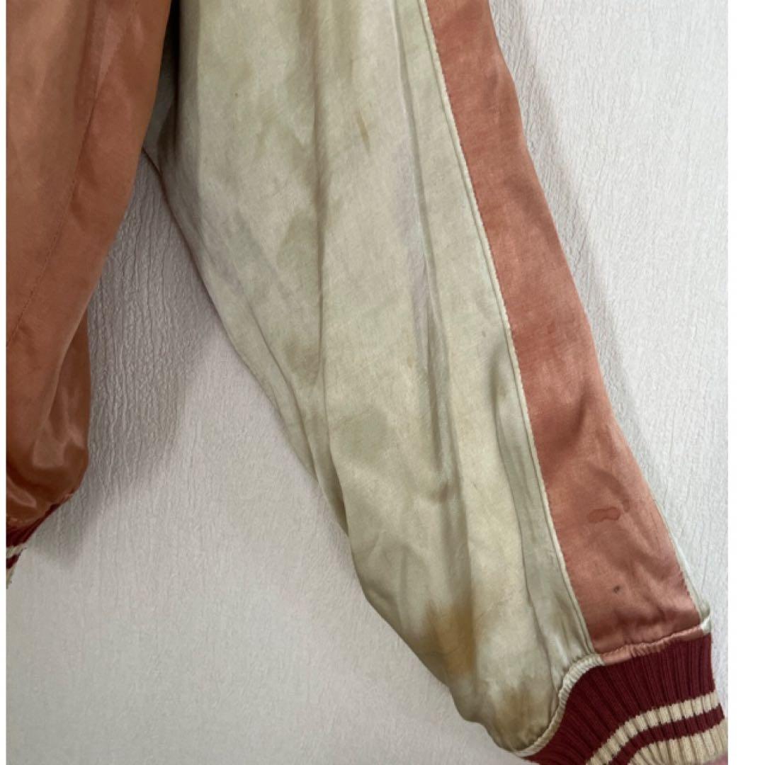 フラットヘッド　スカジャン　刺繍　リバーシブル　ワンポイント　かっこいい