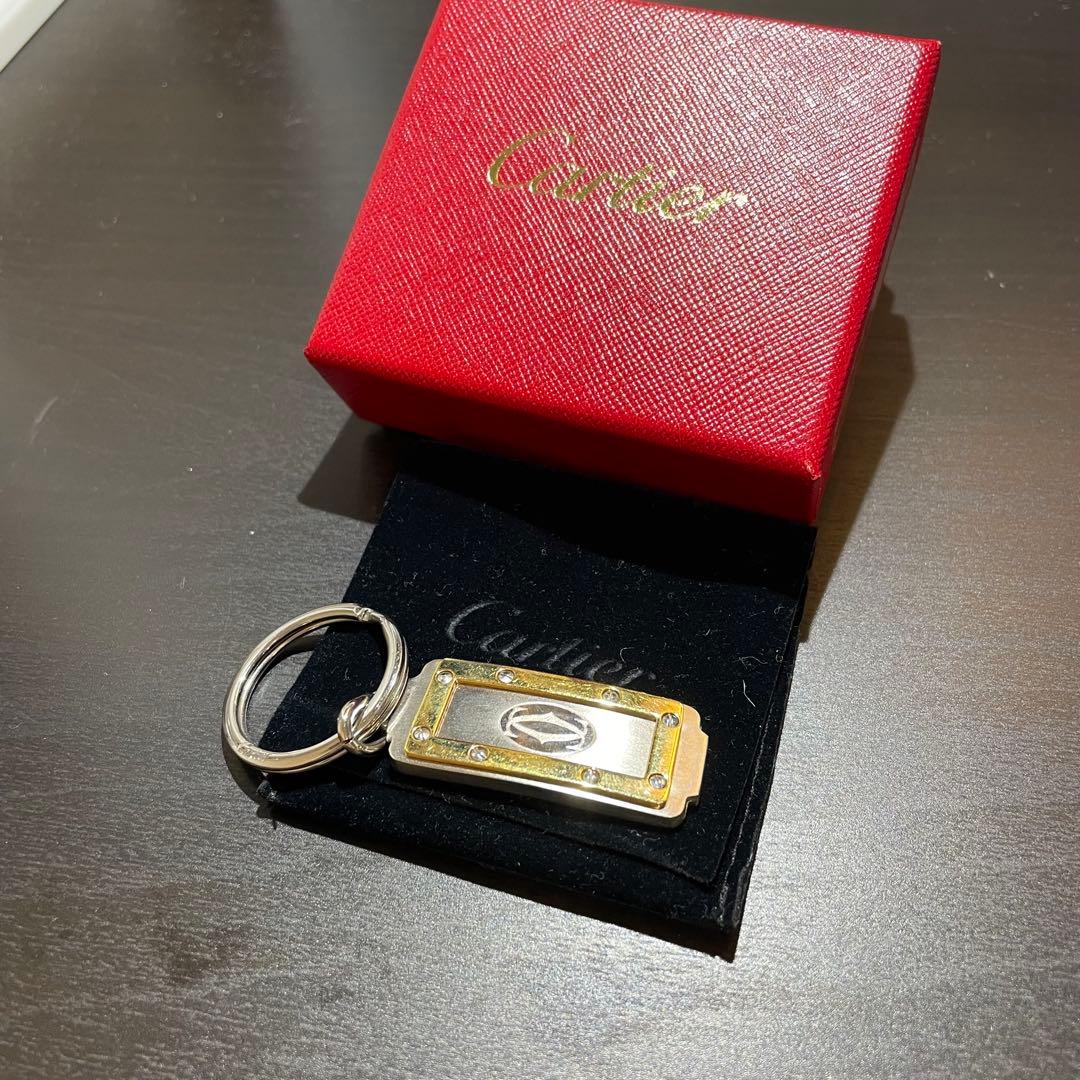 カルティエ サントス ドゥ カルティエ　キーリング 箱付き