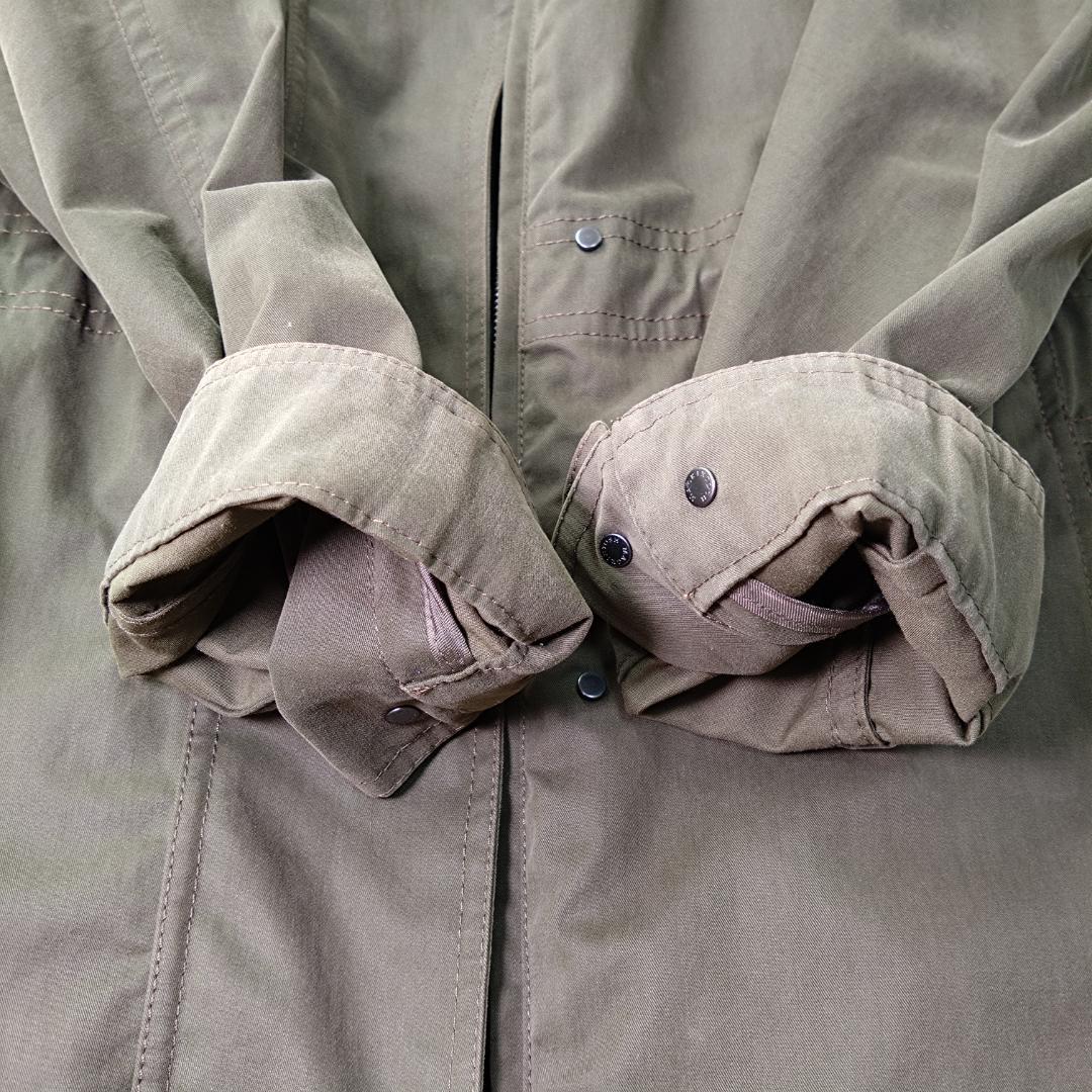 マッキントッシュ モッズコート 裏地総ファー イタリア製 ライナー 34 カーキ