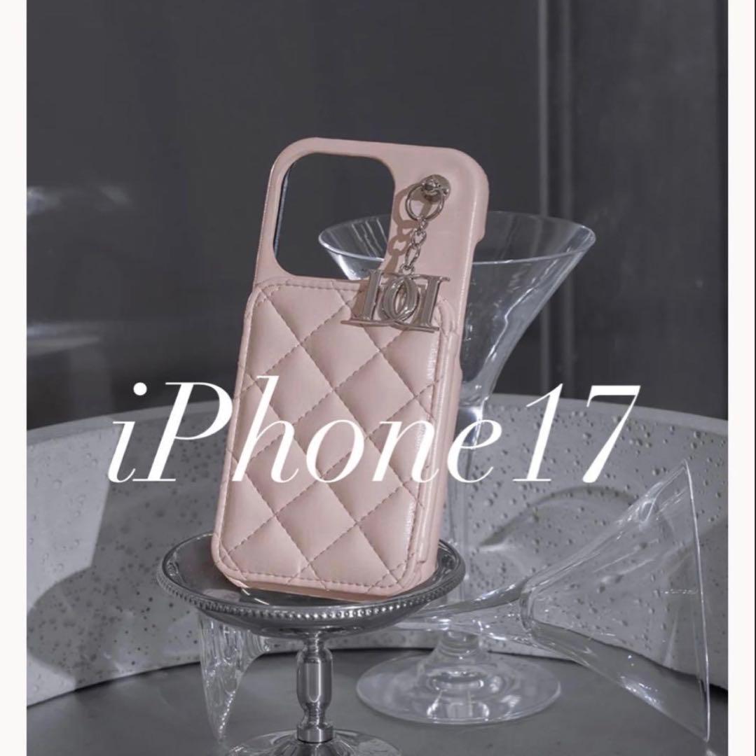 新品未使用 Darich キルティングミラーDDチャームiPhoneケース 17