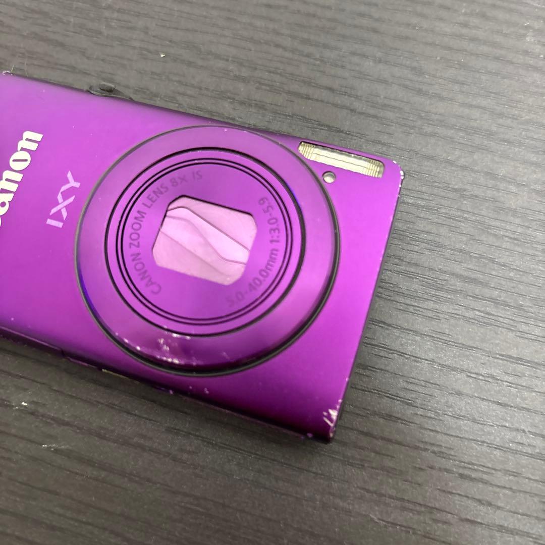 【元箱付き】 Canon IXY パープル 本体と付属品