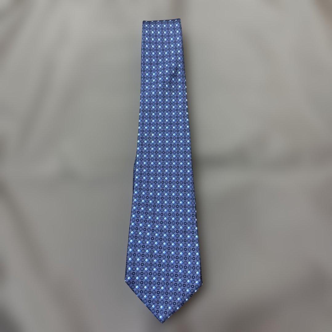 LOUIS VUITTON ルイヴィトン モノグラムフラワー ドット ネクタイ