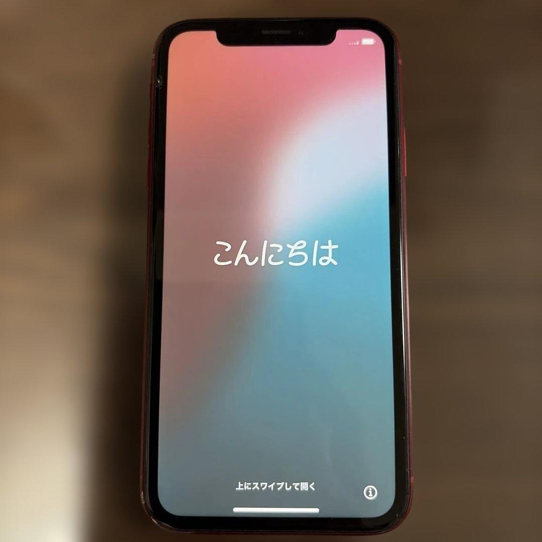 iPhone10R SIMフリー　レッド