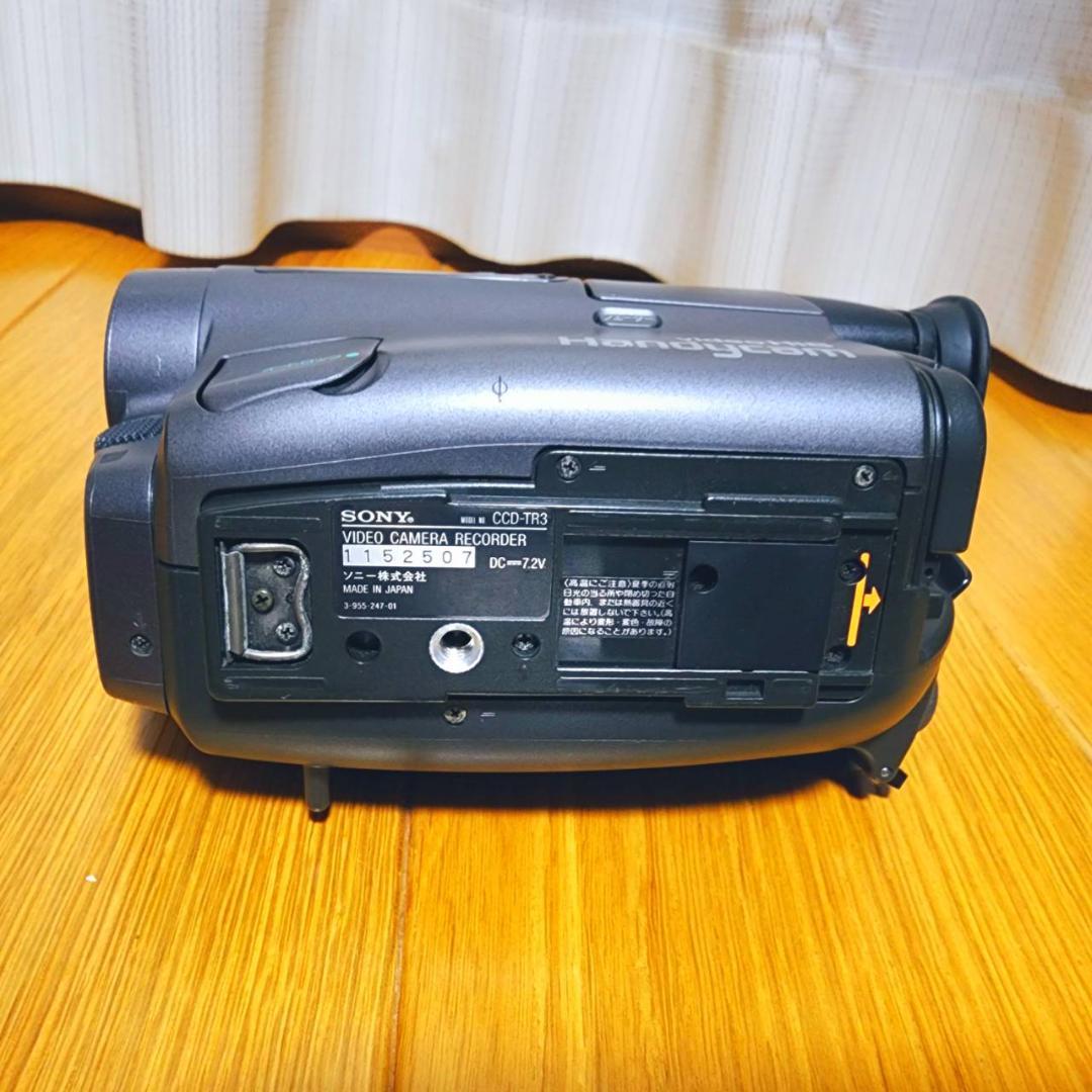 【動作確認済】SONY 高画質 Hi8 ビデオカメラ CCD-TR3 セット