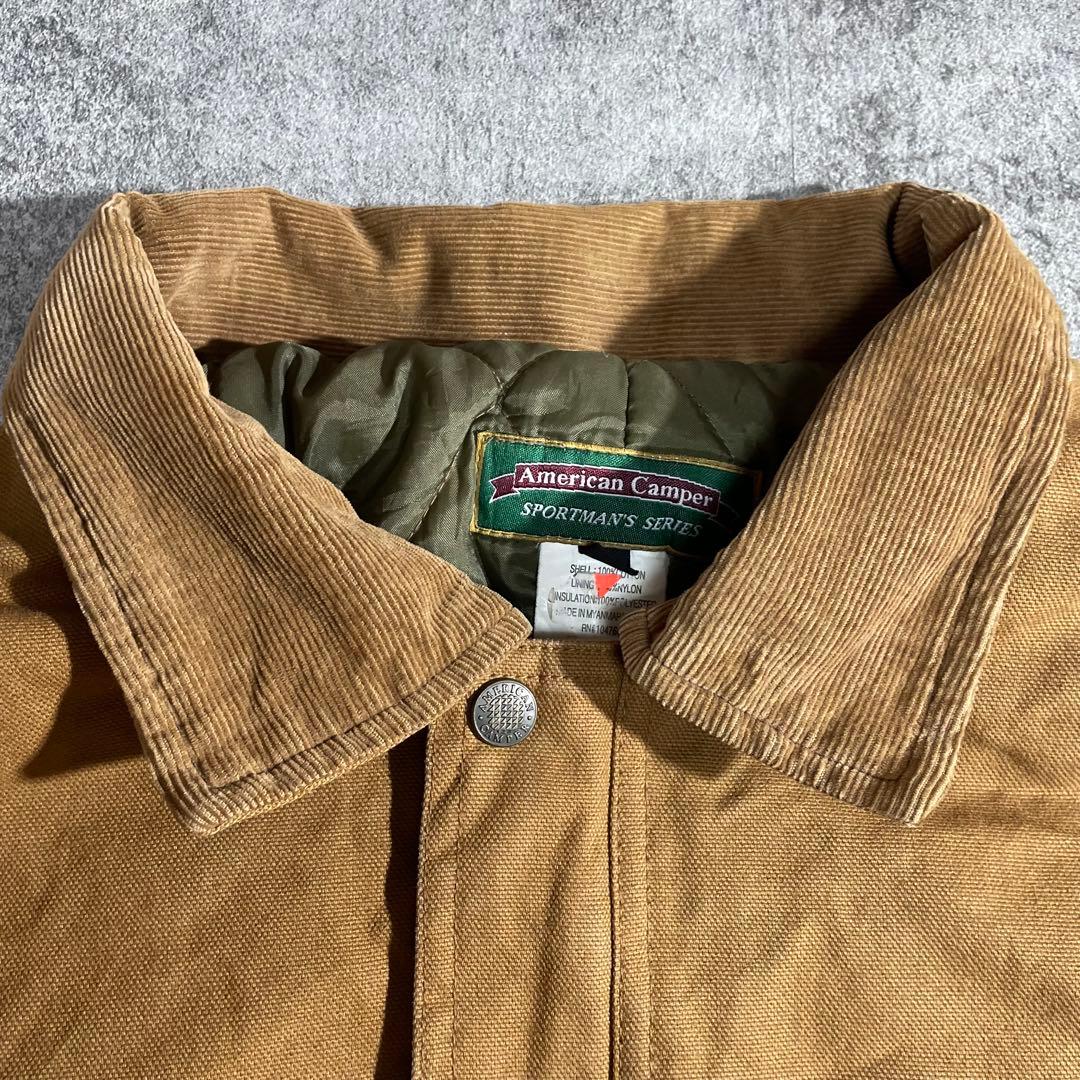 American Camperダック地デトロイトジャケット裏地キルティングXL