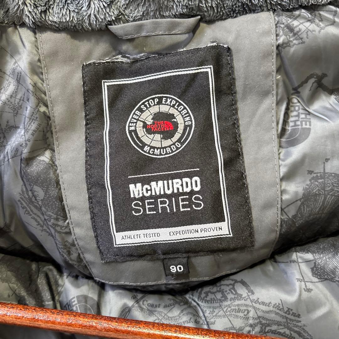 【美品】ザノースフェイス マクマードダウンジャケット ファー付　レディースM