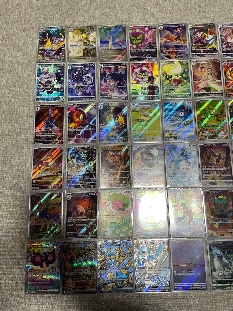人気AR.SAR.SSR.伝説.幻ポケモンAR等　arまとめ42枚未使用品