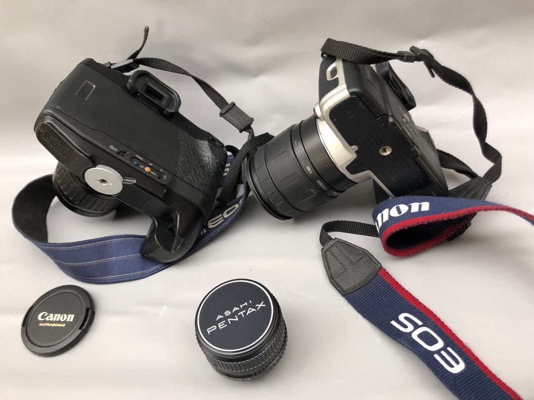 フィルムカメラ Canon EOS10 QD& Canon EOS KISS (I52)